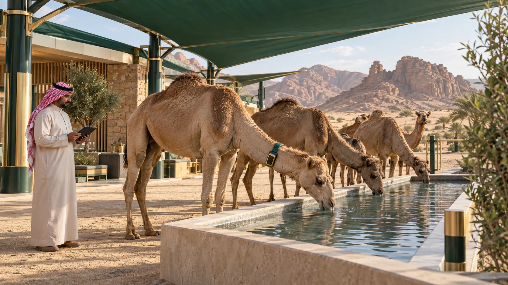 إدارة قطعان الإبل