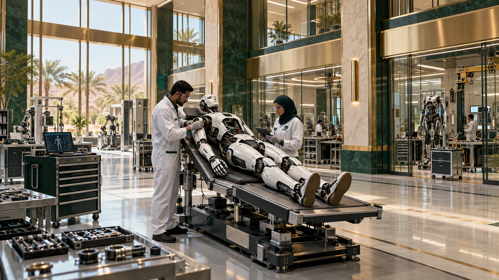 المستشفى الهندسي للروبوتات