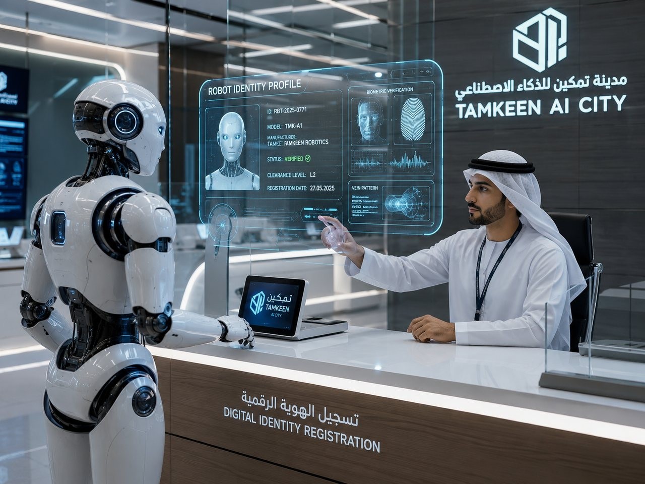 مركز الهوية الرقمية للروبوتات